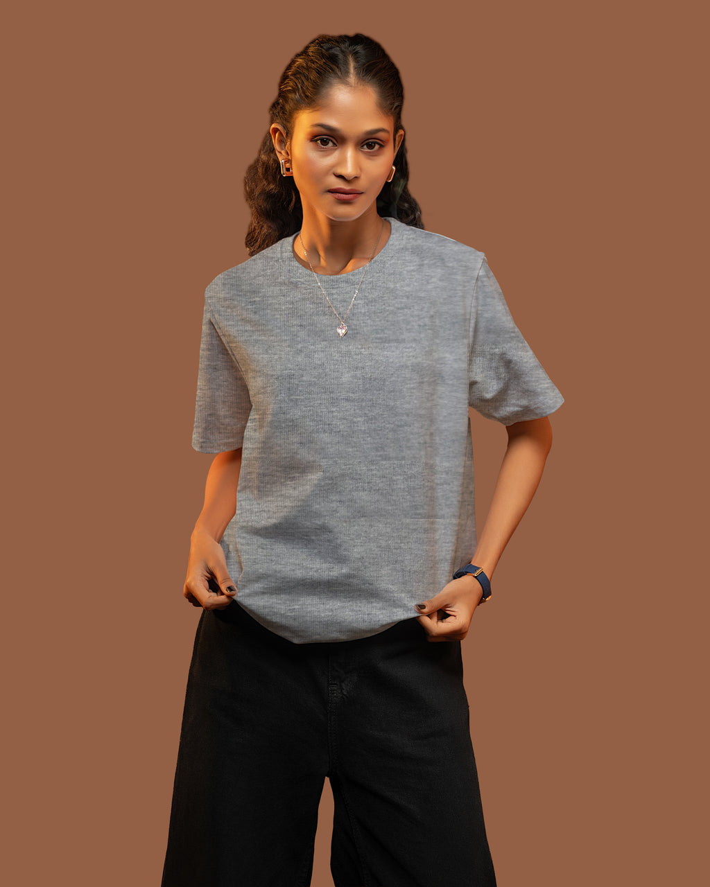 Dovekie Solid Canvas Grey Melange