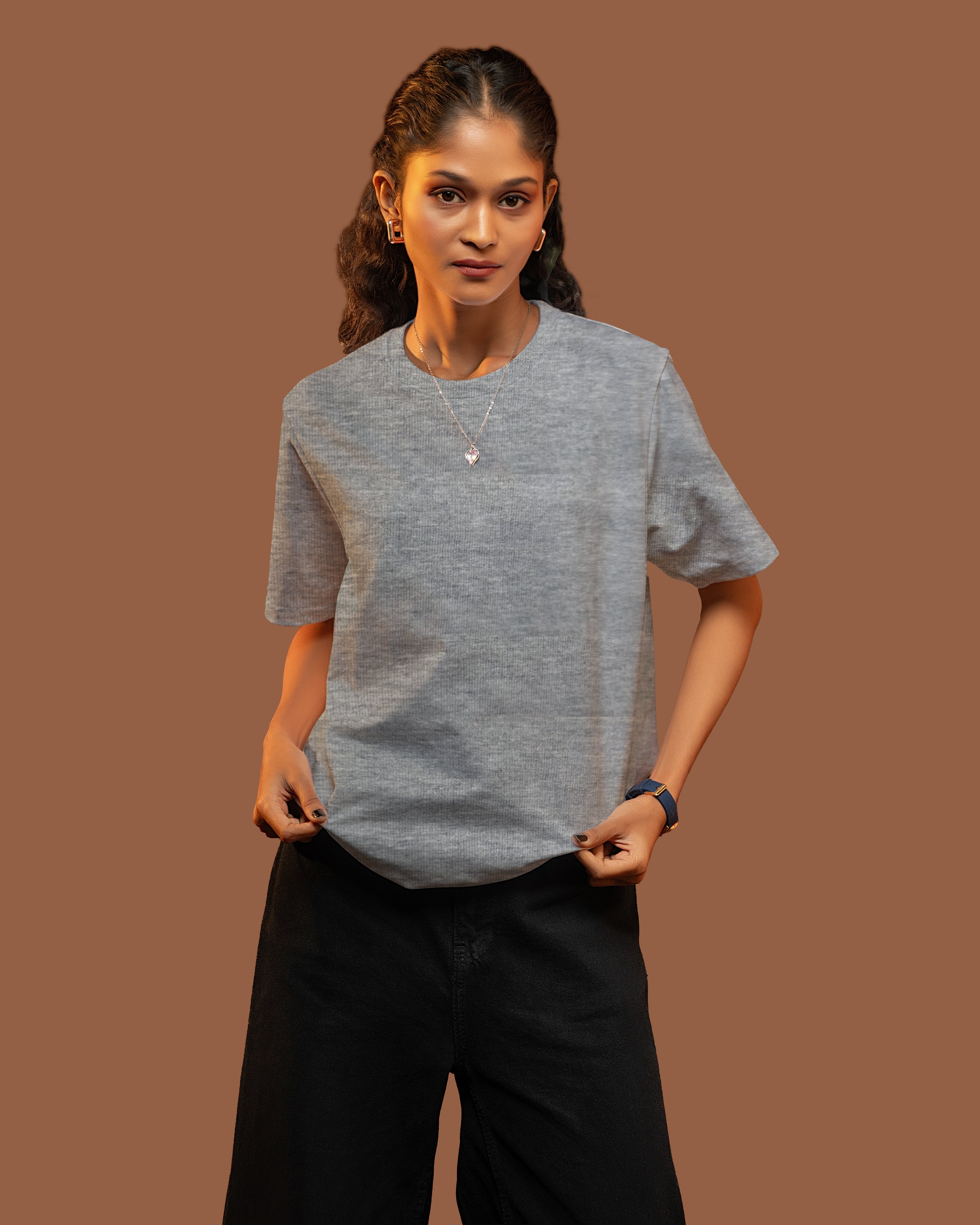 Dovekie Solid Canvas Grey Melange