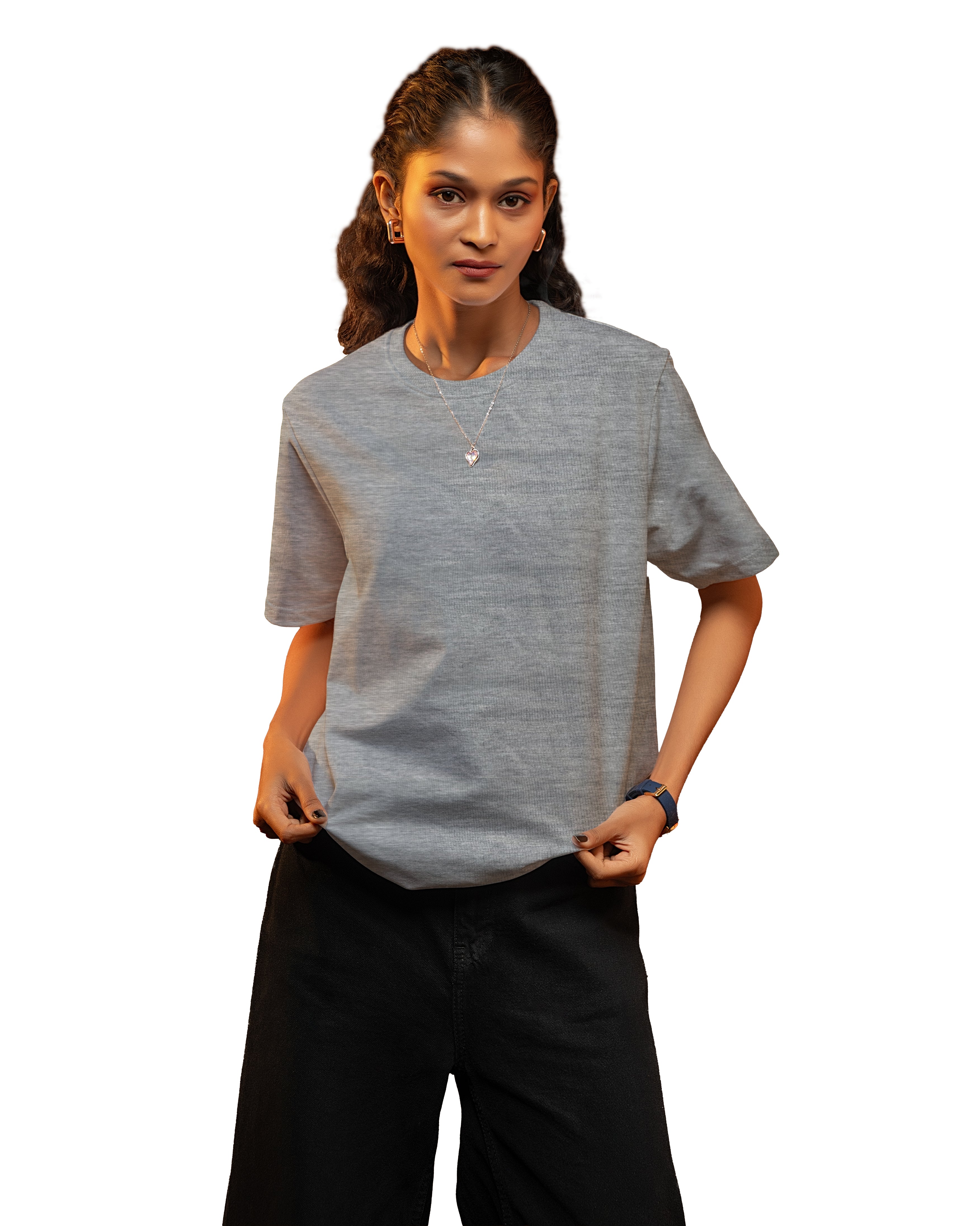 Dovekie Solid Canvas Dark Grey Melange