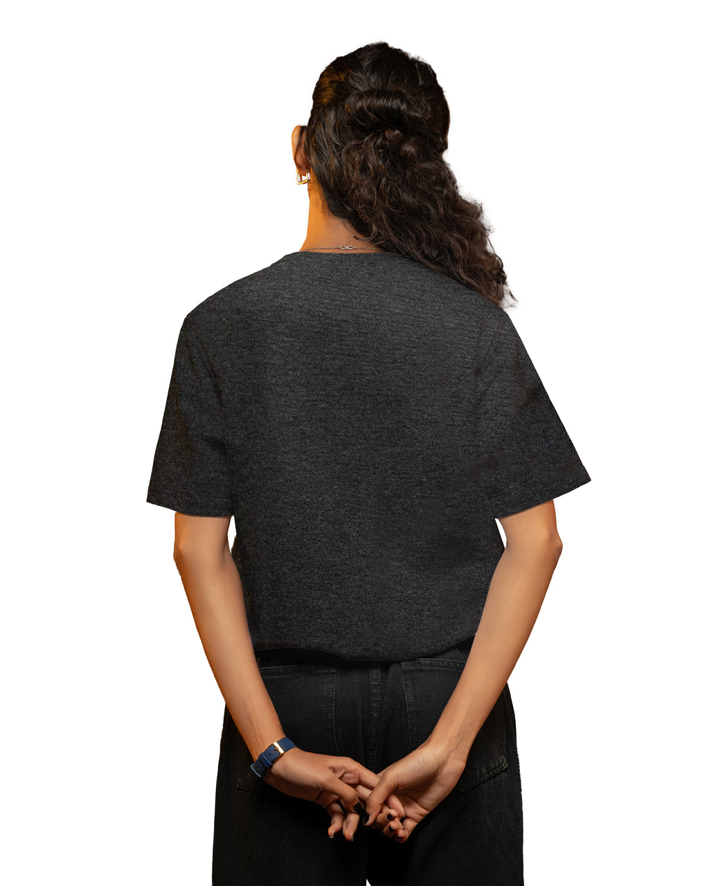 Dovekie Solid Canvas Charcoal Melange