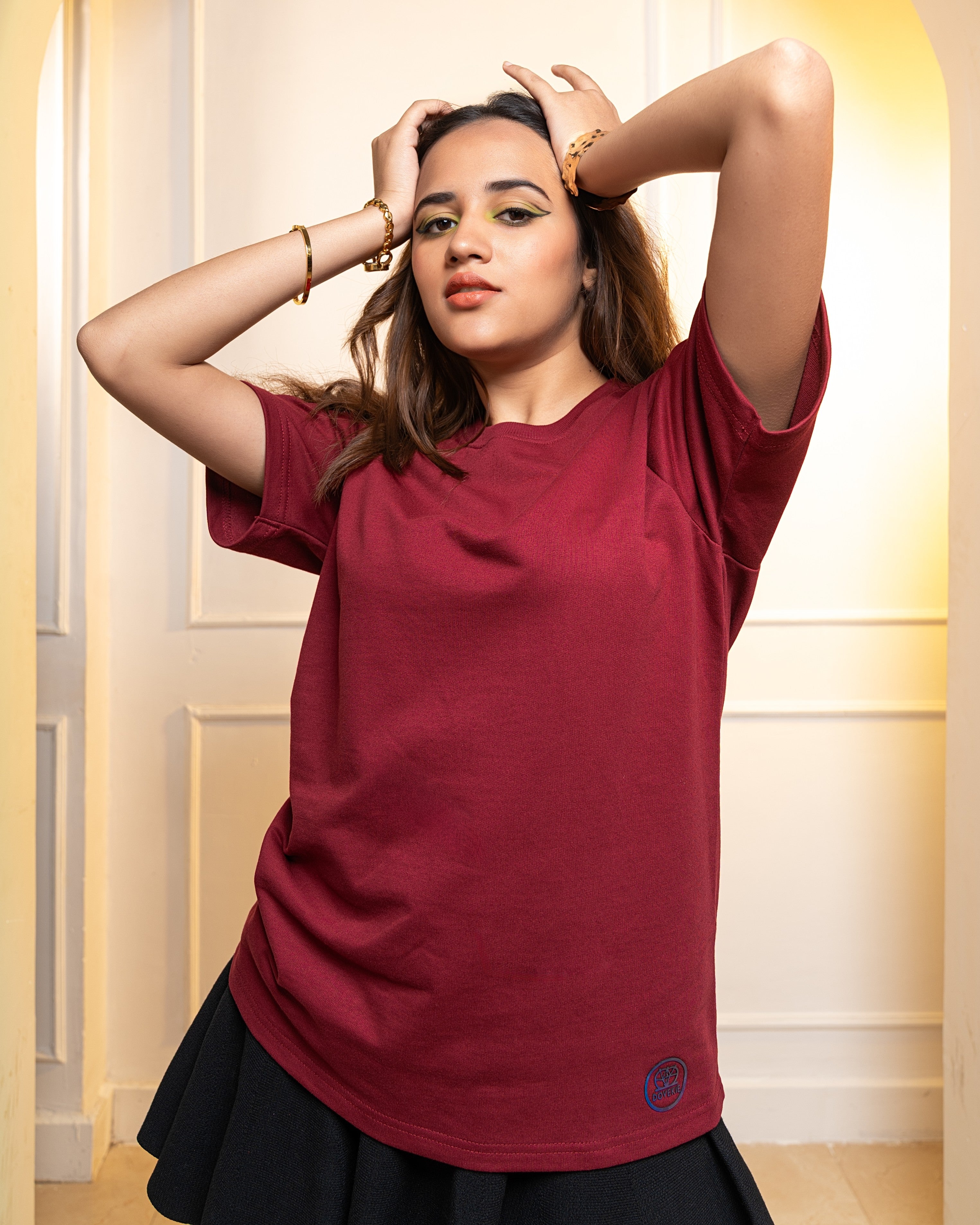 Dovekie Solid Canvas Maroon