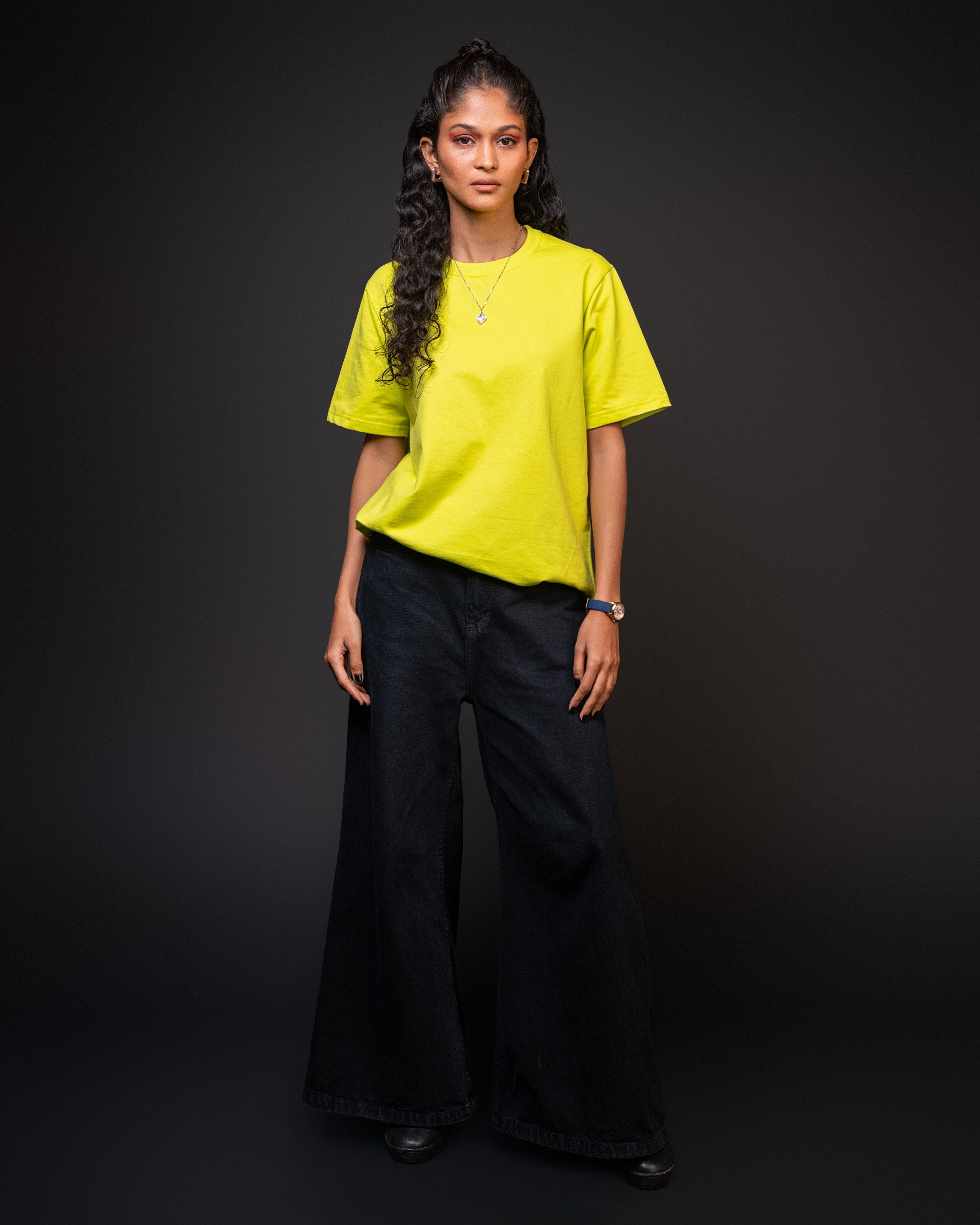 Dovekie Solid Canvas Neon Green