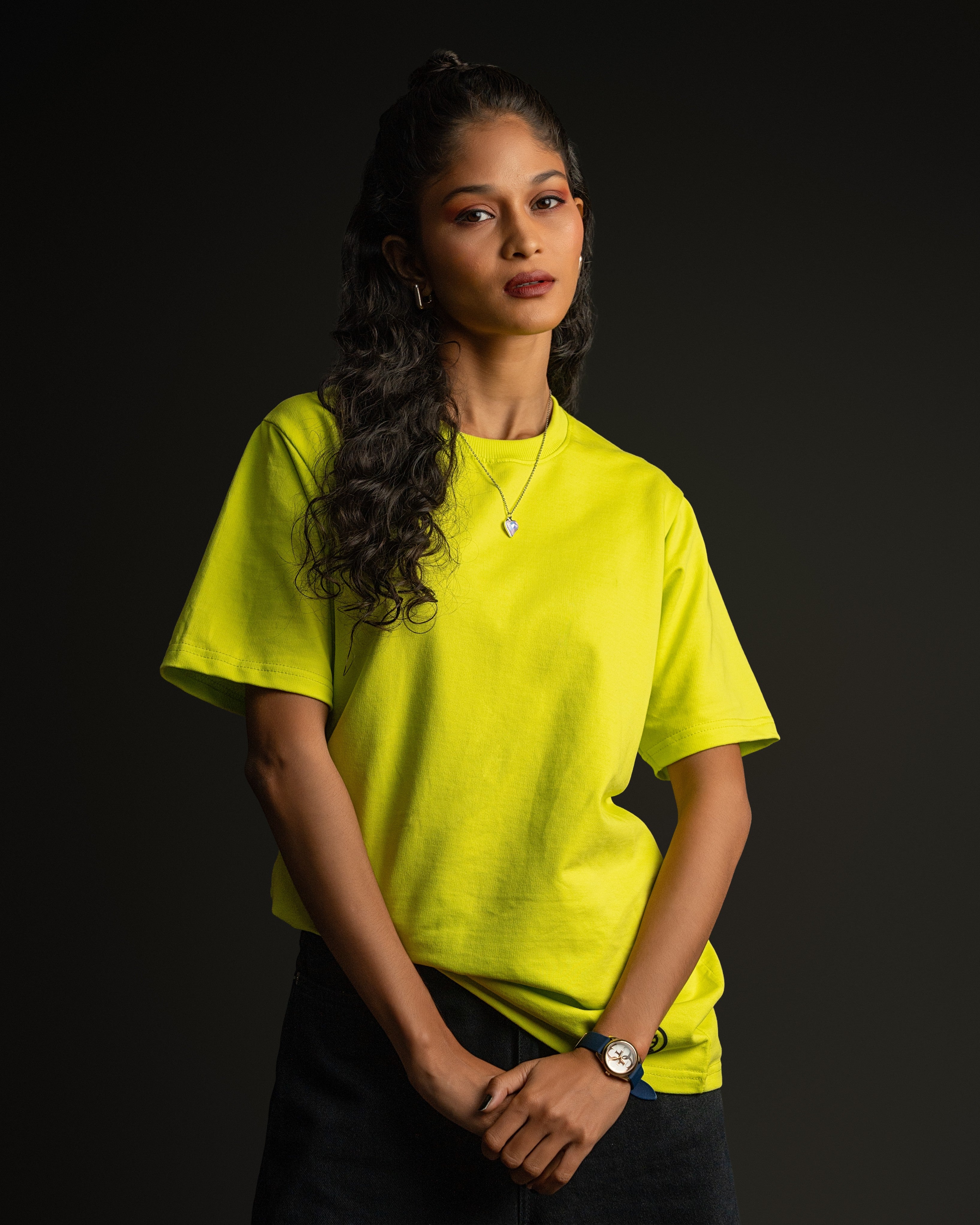 Dovekie Solid Canvas Neon Green