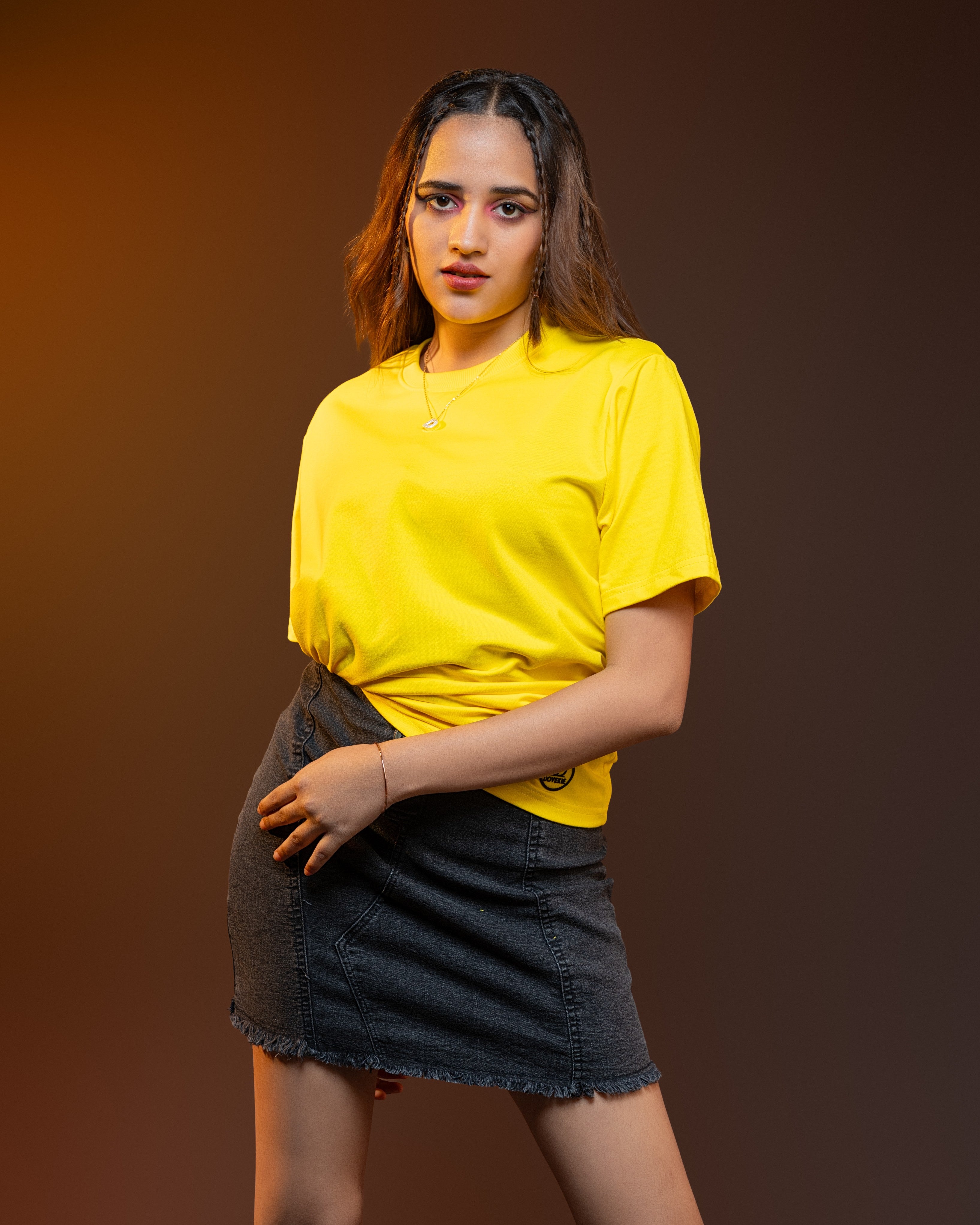 Dovekie Solid Canvas Lemon Yellow