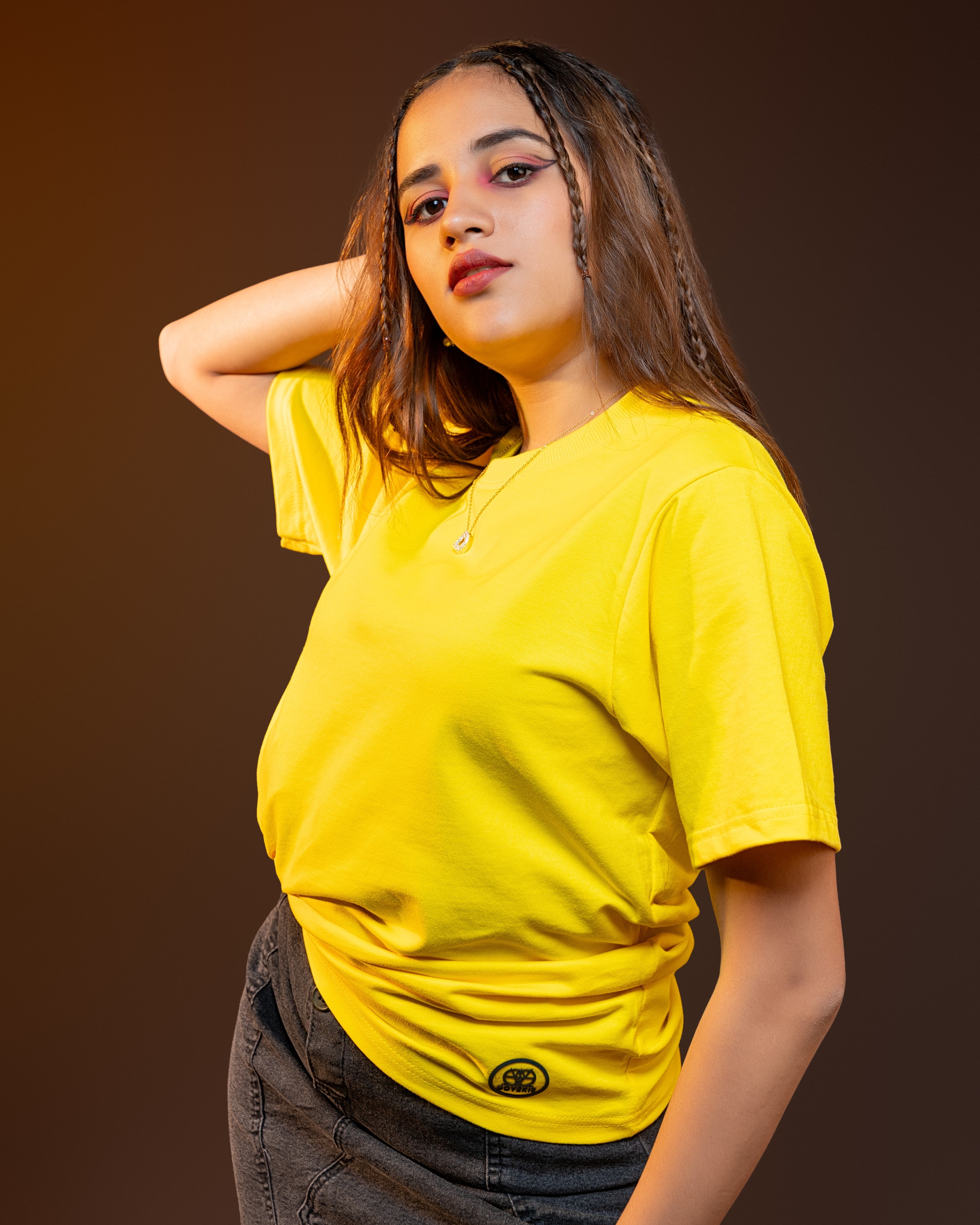 Dovekie Solid Canvas Lemon Yellow