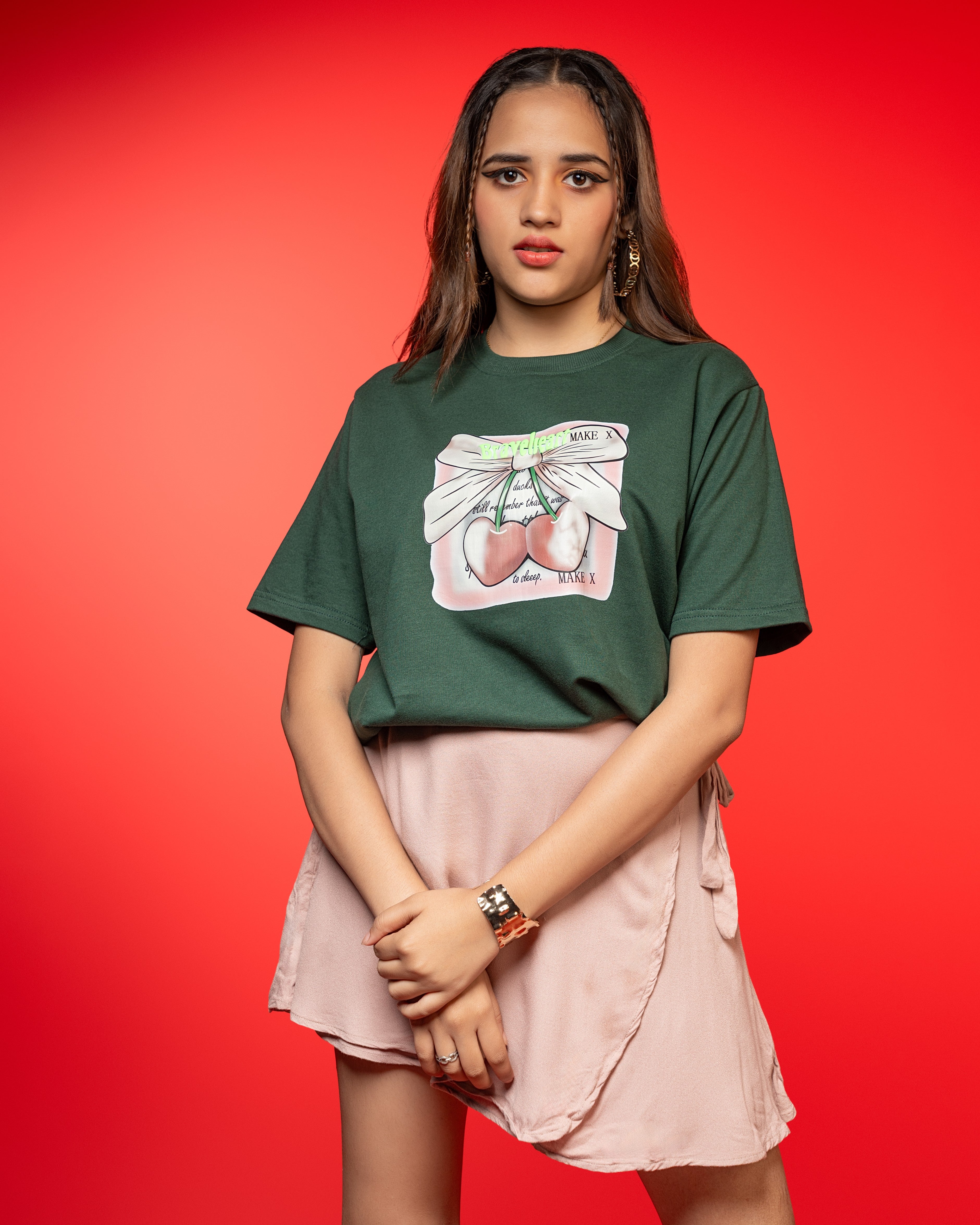 Dovekie Silent Bloom Regular fit Tshirt