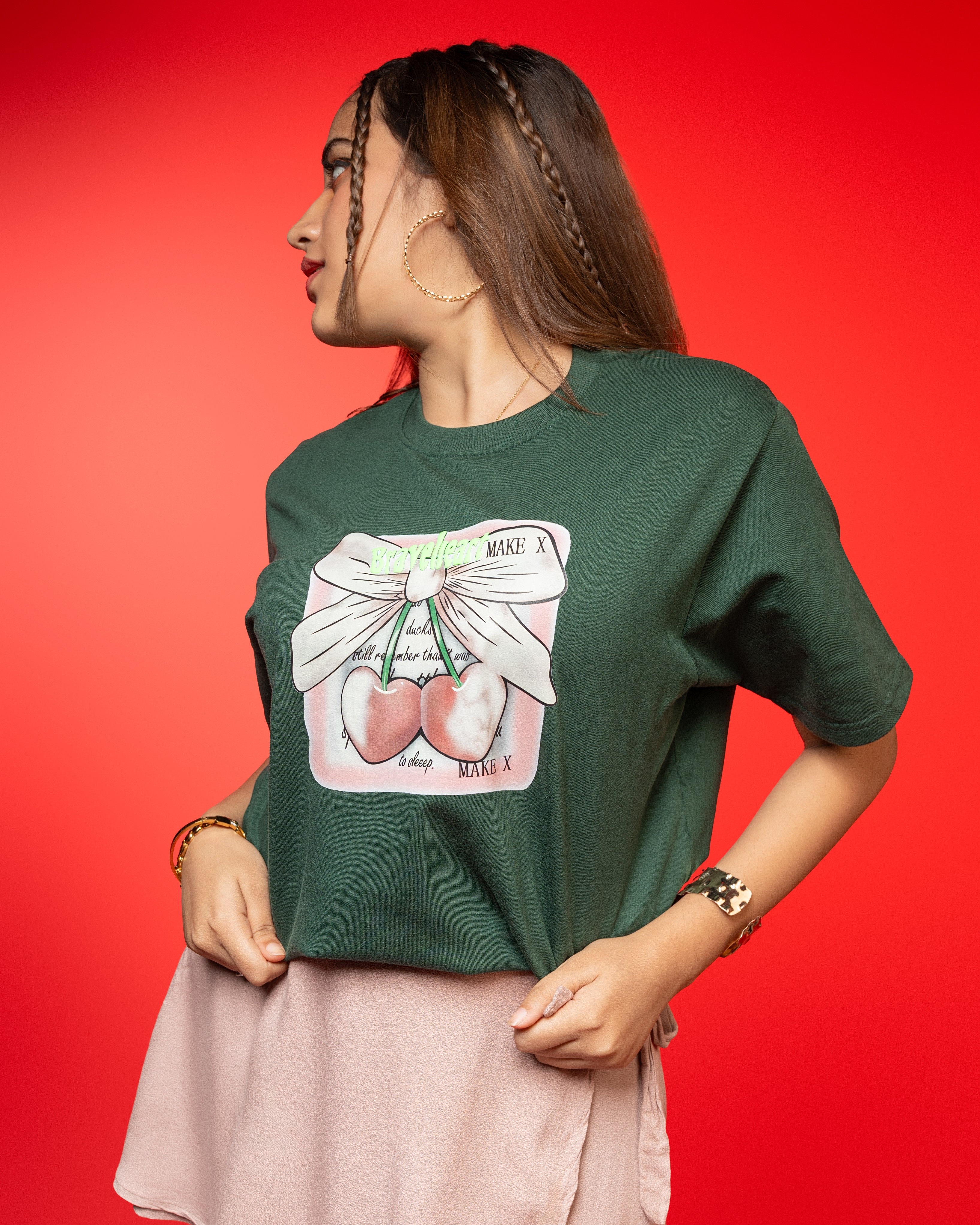 Dovekie Silent Bloom Regular fit Tshirt