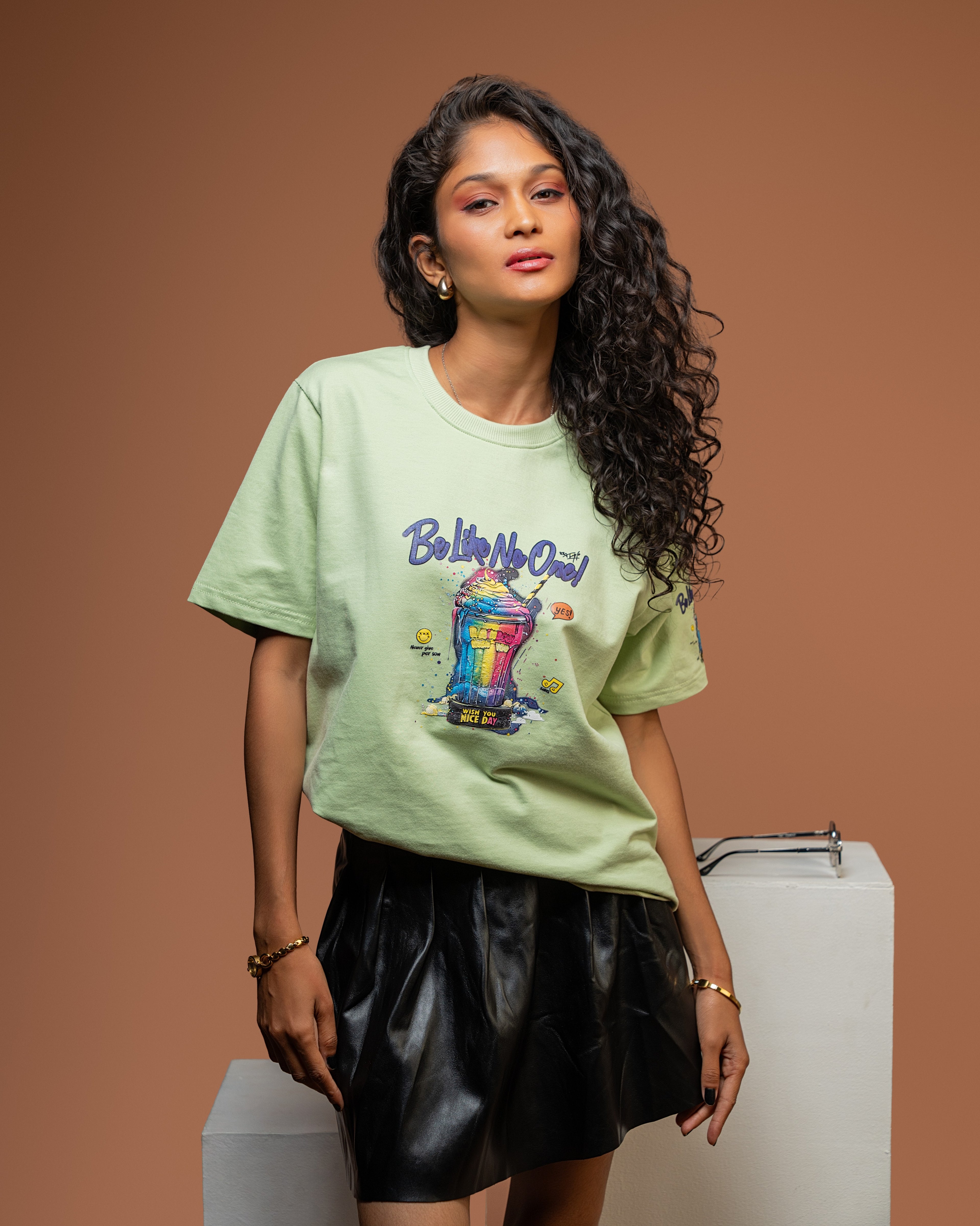 Dovekie Rainbow Shake Energy Graphic Tshirt