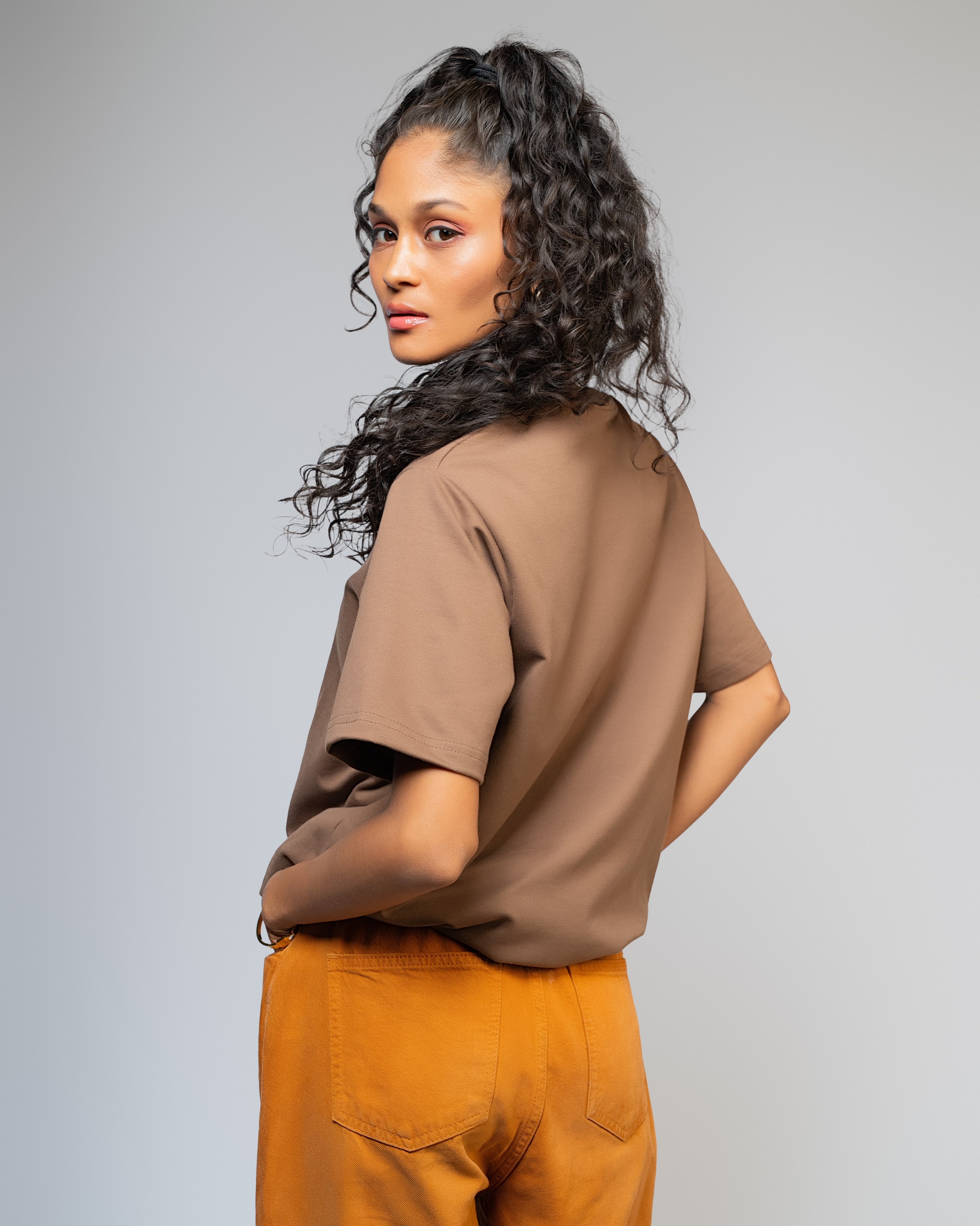 Dovekie Solid Canvas Coffee