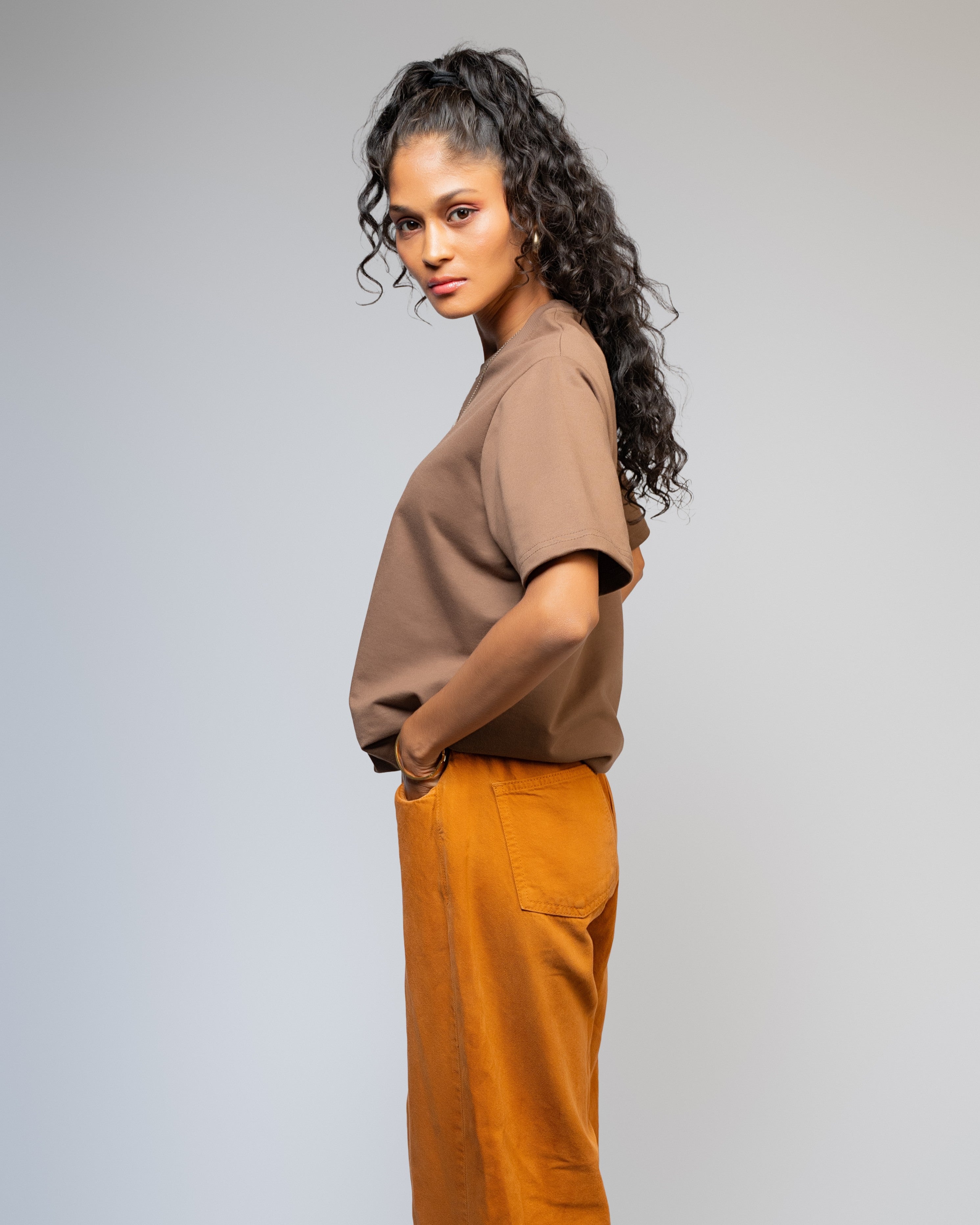 Dovekie Solid Canvas Coffee