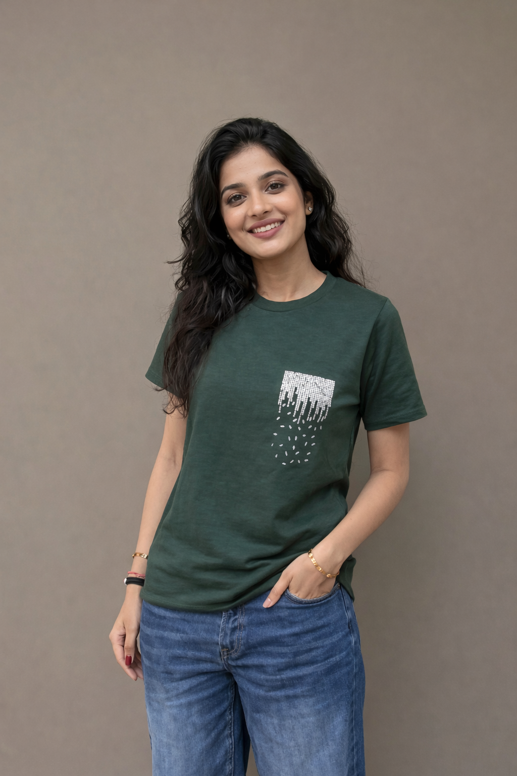 Dovekie Women's Regular fit - Emerald Radiance