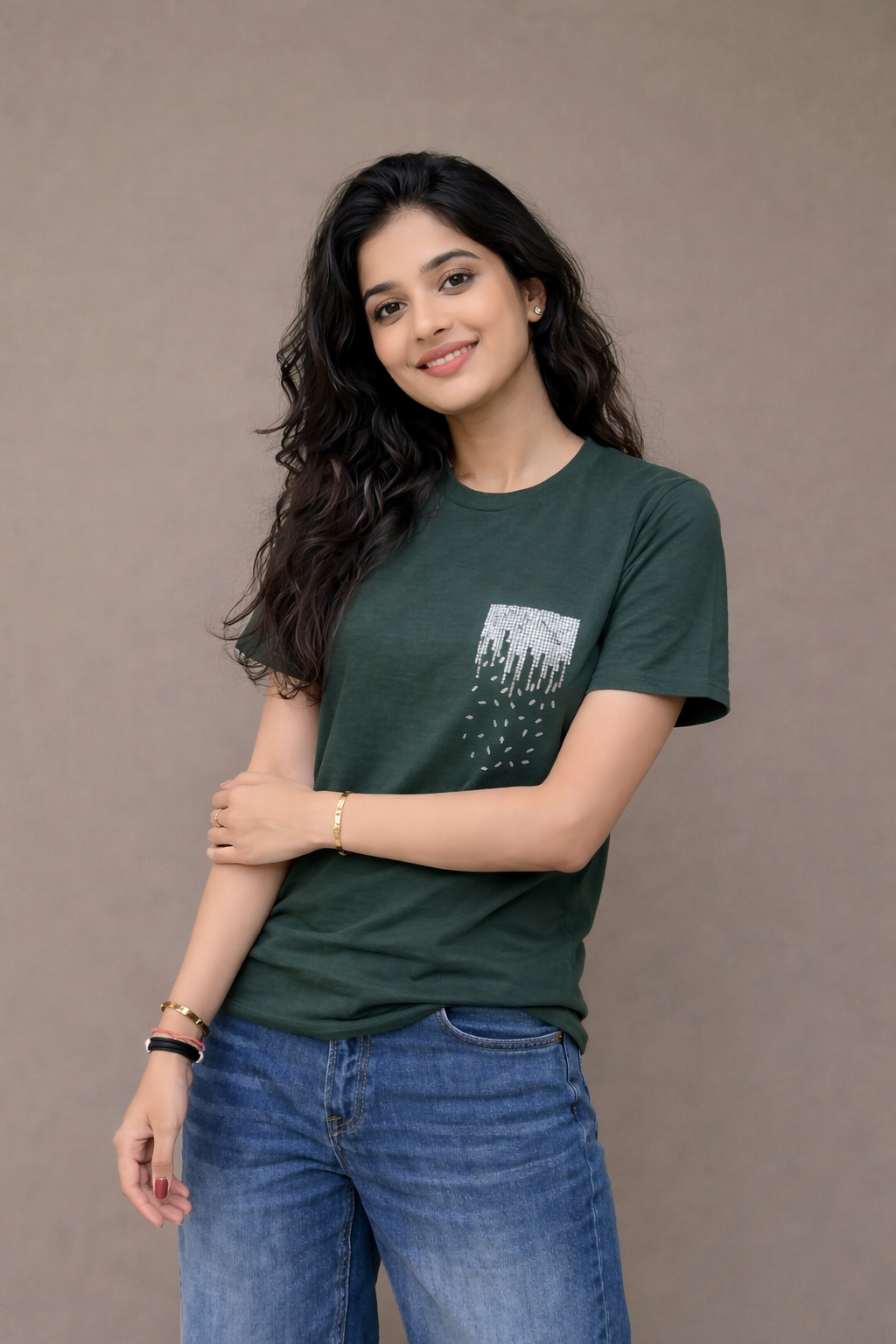 Dovekie Women's Regular fit - Emerald Radiance