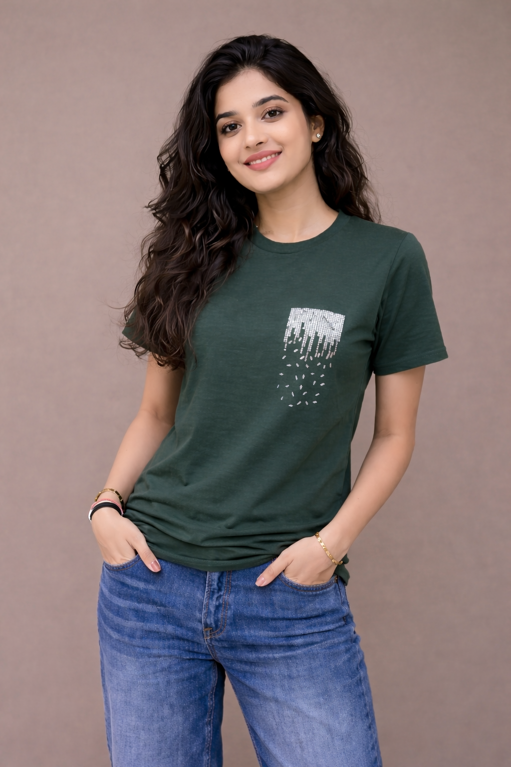 Dovekie Women's Regular fit - Emerald Radiance